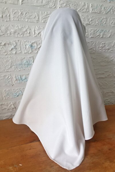 Vera Έτοιμο καπό τουρμπάνι χτενισμένο βαμβακερό πρακτικό κασκόλ Λευκό μουσουλμανικό μαντήλι στο κεφάλι με σάλι