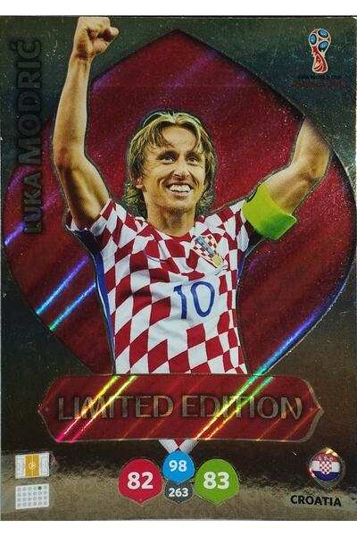 Panini كأس العالم روسيا لوكا مودريك الذهب طبعة محدودة