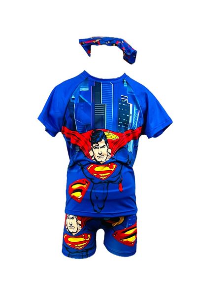 Rs Ramuni Set de costume de baie din 3 piese pentru baieti-Superman