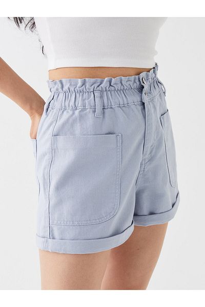 LC Waikiki Pantaloni scurti de damă, confortabili, cu talie elastică