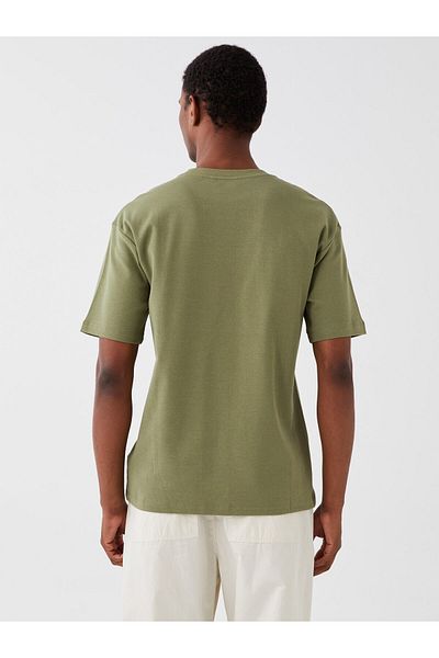 LC Waikiki Ανδρικό T-shirt με λαιμόκοψη με κοντό μανίκι