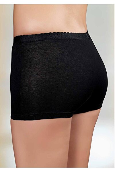 Şahinler Kadın Siyah Boxer Yeni Sezon (6 Adet Ekonomik Paket)