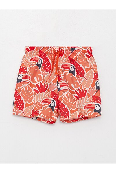 LC Waikiki Printed Elastic Waist Swim Shorts for Baby Boy
