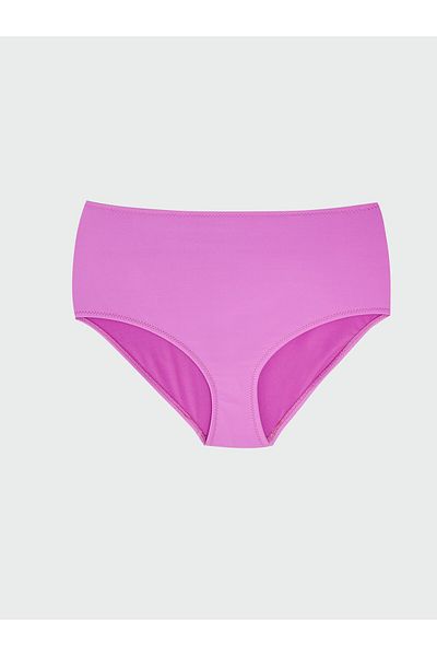 LC Waikiki Einfarbige Damen-Bikinihose mit hoher Taille