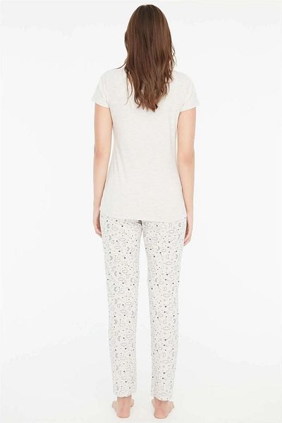 Mod Collection Mod 3867 Sweat Dream Round Collar Pajamas Set