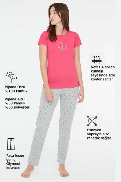 Mod Collection طقم بيجامة بنمط مرساة Mod 3849