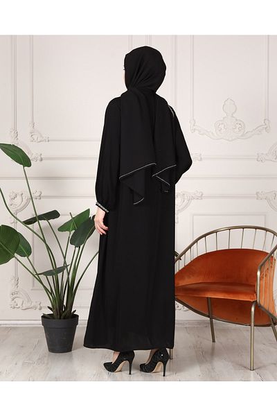 GÜLSEMALİ Șal Hijab de lux din țesătură creponată și șifon