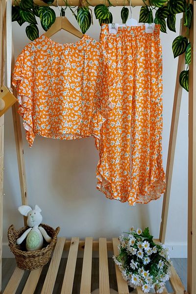 DFN GIRL'S SPANISH PAÇA 2-PIECE SET