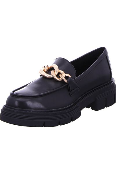 Marco Tozzi Loafer - Schwarz - Blockabsatz