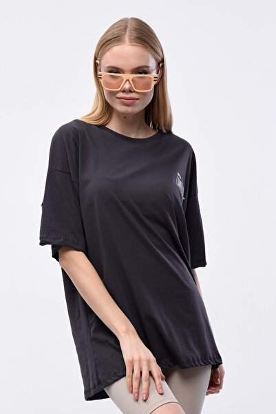Mad&Calf Women's Limited Time Printed Oversize T-shirt
