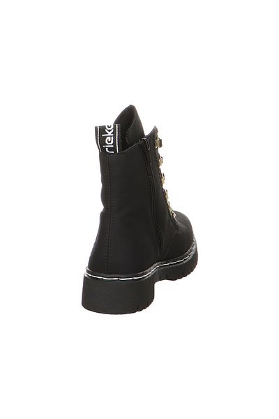 Rieker Stiefelette - Schwarz - Flacher Absatz