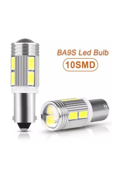 gürler oto kılıf ve aksesuar 2 Adet Ba9s Led Ampül Mini Duylu Tırnaklı Mercek...