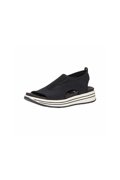 Remonte Remonte Black Sandals Womens Shoes