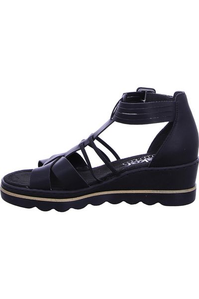 Rieker Stiefelette - Schwarz - Flacher Absatz