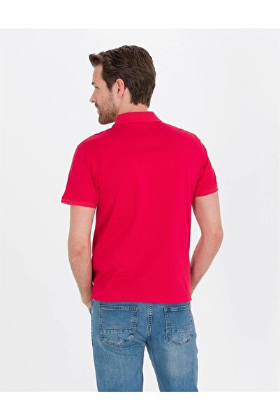 Pierre Cardin Red Slim Fit Polo Neck T-Shirt