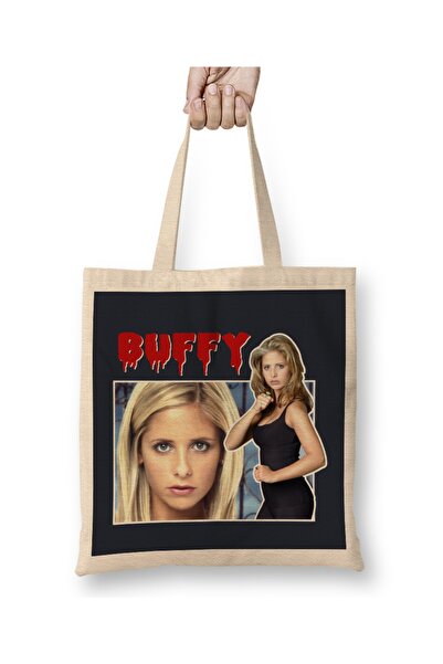 Baskı Dükkanı حقيبة بافي ذا مصاص الدماء سلاير تريبيوت مونتاج بمقبض طويل