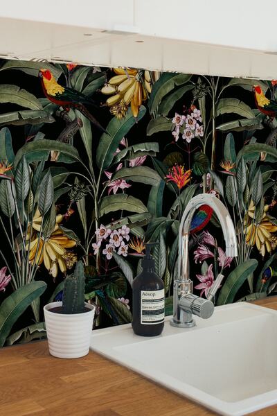 DECORIO HOME Mutfak Tezgah Arası Kaplama - Duvar - Fayans - Banyo - Çok Amaçlı Kaplama Folyosu