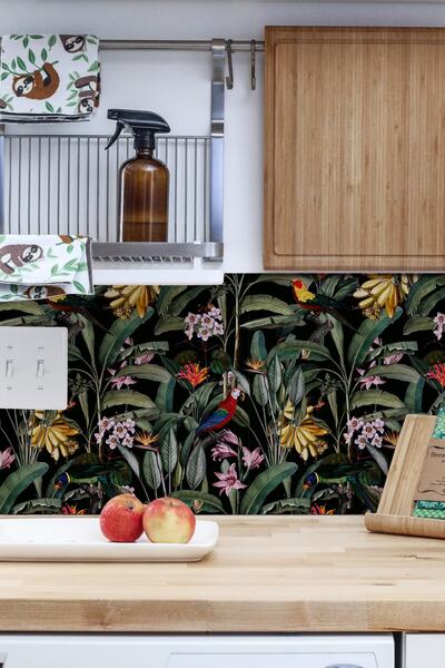 DECORIO HOME Mutfak Tezgah Arası Kaplama - Duvar - Fayans - Banyo - Çok Amaçlı Kaplama Folyosu