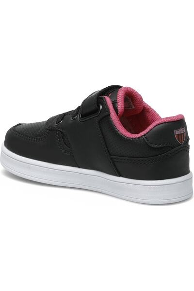 U.S. Polo Assn. Cameon Black Fuchsia Kids Sneakers Shoes 21-35
