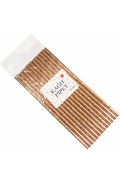 Chuva Paper Straw Rose 25 pcs