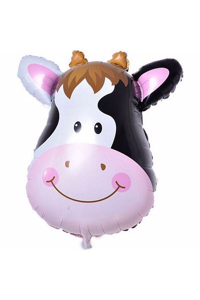 Parti Station Safari Cow 2 Year Old Balloon Set Star Balloon Foil Set Safari Cow Concept Birthday Set Age Balloon Set