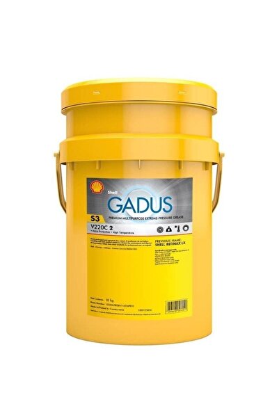 SHELL Gadus S3 V220c 2 18 Kg Lityum Komplex Sabunlu Gres
