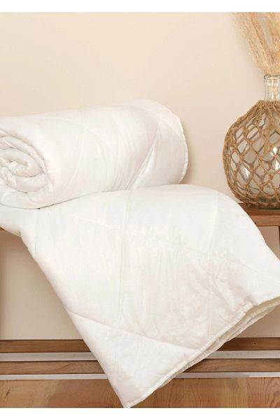 Karaca Home Ekosoft Λευκό Διπλό Πλέσιμο Πάπλωμα 195x215