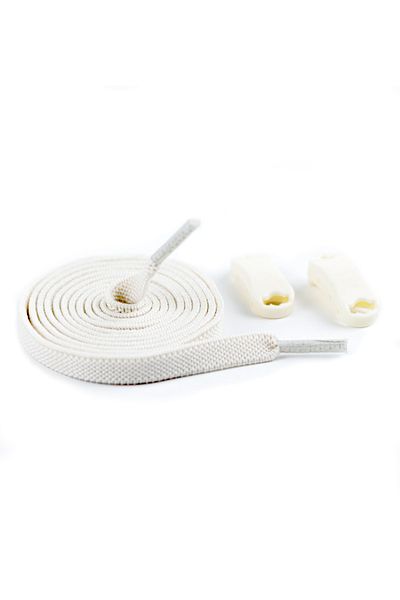 AiryFooT Takbırak Elastic Shoe Laces, Smart Laces, New Generation Laces, Cream
