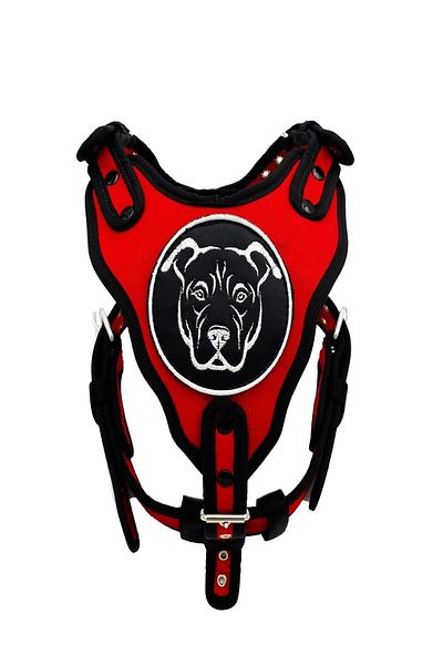 Tasma Market Red American Bully Dog Breast Collar Breast Collar