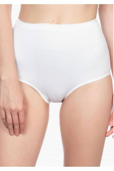 Emay Chiloți albi clasici fără cusături de damă Corset B Nou sezon
