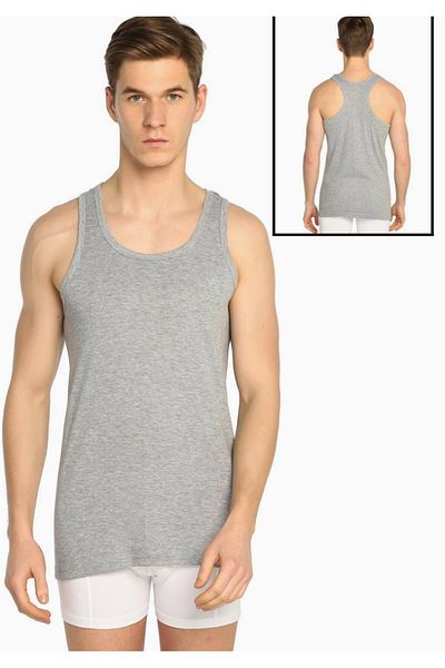 Tutku Ανδρικό γκρι 5 Pack Rib Sports Athlete Elf568tccm5 Νέα σεζόν