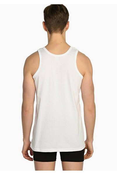 Tutku Чоловічий класичний трикотажний майка білий новий сезон (12 штук в економічній упаковці)