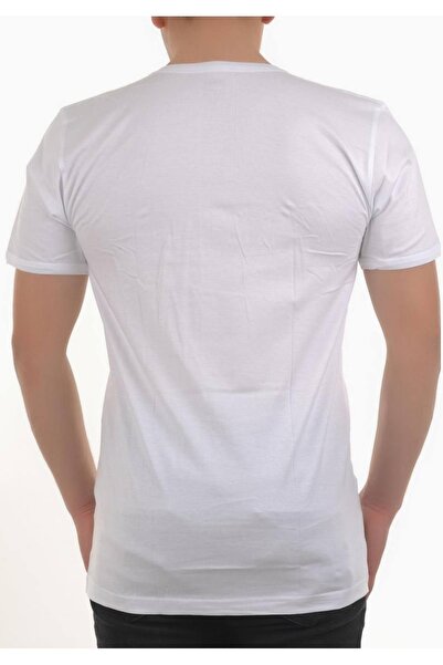 Şahinler Новий сезон чоловічий велосипедний комір з трикотажу - M білий, 5 штук в економічній упаковці