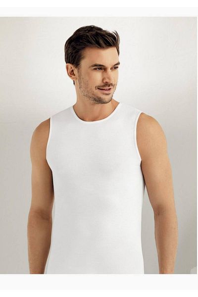 Şahinler New Season Men's Single Jersey Athlete M - White, Zero Sleeve, Lycra, Economic Package (7 Pieces)