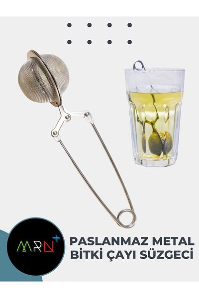 Mirvano Herbal Tea Strainer, Pincer Strainer, Tongs Strainer, Tea Strainer, Flour, Powder, Cocoa Sieve