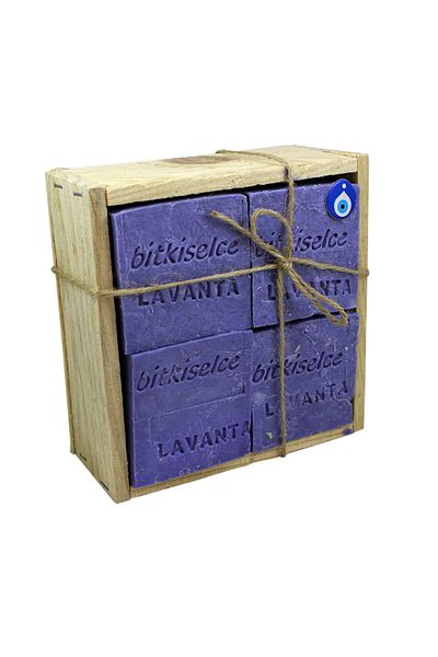 bitkiselce Lavender Soap - 1 Kg, 8 Pieces Handmade