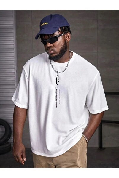 Machetta Вертикальний принт Oversize велосипедний комір футболка