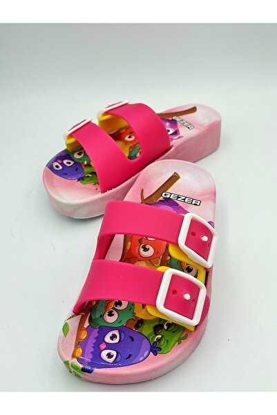 GEZER Papuci pentru fete cu model Angry Birds (Cumpărați o mărime mai mare)