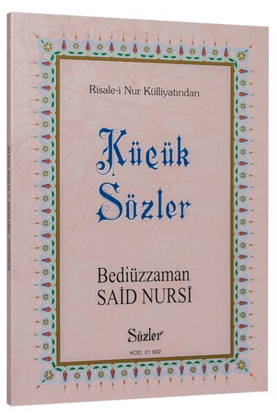 Sözler Neşriyat Küçük Sözler çanta Boy Bediüzzaman Said Nursi