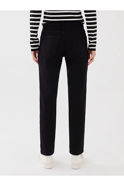 LC Waikiki LCW Jeans Pantaloni de damă drepti cu talie înaltă