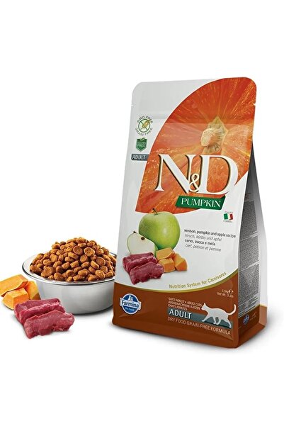 N&D FARMINA N&D Pumpkin Cat Venison and Apple Adult - hrană uscată pentru pis...