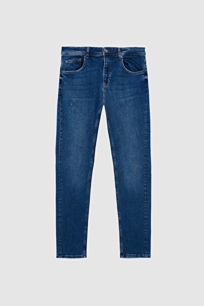Tween Super Slim Fit Lacivert Denim Pantolon