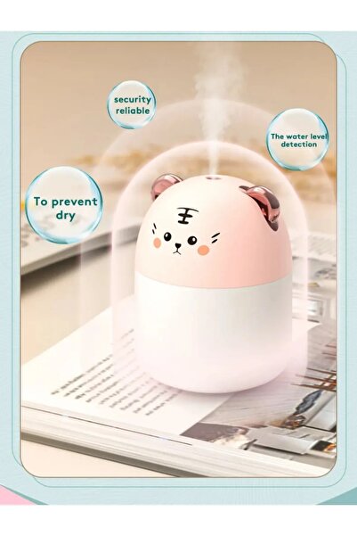 STLIFE Aromatik Oda Kokusu Hava Nemlendirici Led Işıklı Buhar Makinesi Oda Araç Nemlendirici