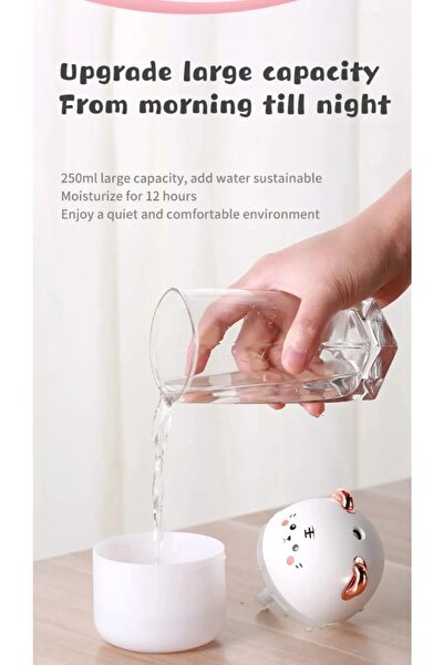 STLIFE Aromatik Oda Kokusu Hava Nemlendirici Led Işıklı Buhar Makinesi Oda Araç Nemlendirici