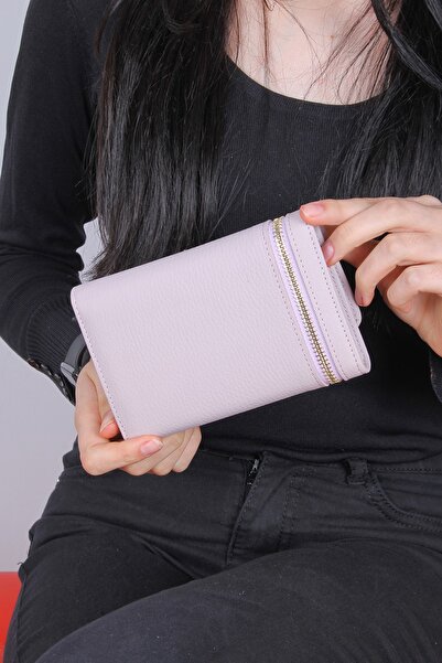Grande 2639 Genuine Leather Women's Wallet Lilac