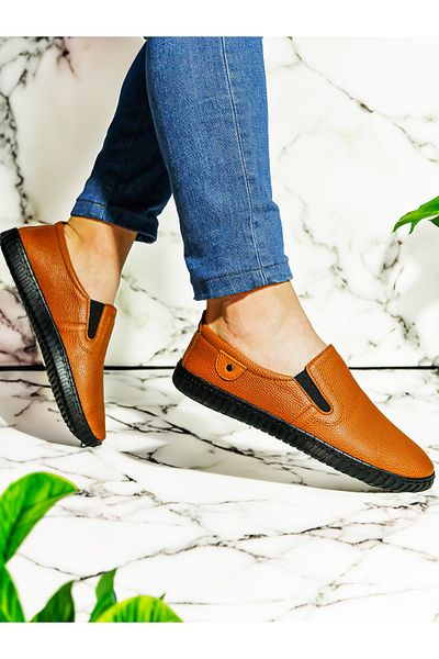 Bonjey 2023 Summer Full New Season Laceless Tan Sandal Shoes