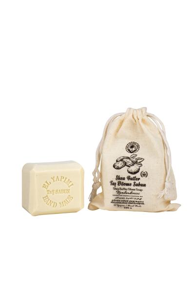 Shea Butter Taş Dövme Sabun - Doğal Bitkisel Sabun 125gr