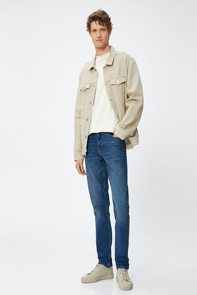Koton Men's Dark Indigo Jeans