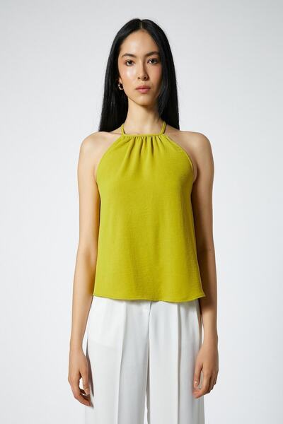 Koton Women's Lemon Sari Tank Top