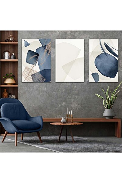 Zevahir Mobilya Dekorasyon Комплект от тройна MDF маса за рисуване на колаж